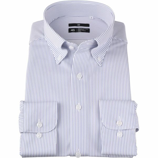 割引価格 スーツセレクト 形態安定シャツ ワイシャツ 長袖 ホワイト 