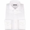 【BL】ワイドカラードレスワイシャツ/ホワイト×ドビーストライプ  スーツセレクト通販 suit select