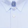 【BL】タブカラードレスワイシャツ/ブルー×ドビー/Oil guard スーツセレクト通販 suit select