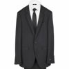 【SKINNY_2】2釦シングルスーツ 0タック/ブラック×ソリッド/ストレッチ素材/XPAND スーツセレクト通販 suit select
