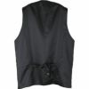 【BL】リバーシブルジレ(ベスト)/ネイビー×ソリッド+ブラックトリミング＆ブラック×ソリッド スーツセレクト通販 suit select