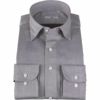 【SL】ワイドカラードレスワイシャツ/ブラウン×ドビー スーツセレクト通販 suit select