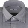【SL】ワイドカラードレスワイシャツ/グレー×ドビー スーツセレクト通販 suit select
