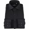 【BL】ワイドカラードレスワイシャツ/ブラック×ドビー/SUPER NON IRON-KNIT4Sセレクト通販 suit select
