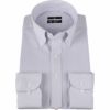 【BL】ボタンダウンドレスワイシャツ/ホワイト×ネイビーピンドット/SUPER NON IRON-KNIT4S/Oil guard スーツセレクト通販 suit select