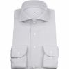【SL】ホリゾンタルワイドドレスワイシャツ/グレー×スラブ生地/Oil guardセレクト通販 suit select