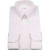 【SL】ボタンダウンドレスワイシャツ/ホワイト＆ベージュ×ストライプ/スラブ生地/Oil guardセレクト通販 suit select
