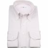 【SL】ボタンダウンドレスワイシャツ/ホワイト＆ベージュ×ストライプ/スラブ生地/Oil guard スーツセレクト通販 suit select