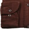 【CLASSICO TAPERED】バンドカラードレスワイシャツ/ブラウン×コーデュロイ スーツセレクト通販 suit select