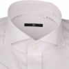 【BL/半袖】ホリゾンタルワイドカラードレスワイシャツ/ベージュ＆ホワイト×ストライプ スーツセレクト通販 suit select