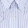 【SL】ボタンダウンドレスワイシャツ/ブルー＆ホワイトストライプ スーツセレクト通販 suit select