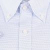 【BL/半袖】ボタンダウンドレスワイシャツ/ホワイト×ブルー刺子柄/襟袖裏別布：チェック/COOL Oil guard スーツセレクト通販 suit select