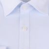 【SKINNY】ワイドカラードレスワイシャツ/ブルー×ドビー/SUPER NON IRON-KNIT4S スーツセレクト通販 suit select