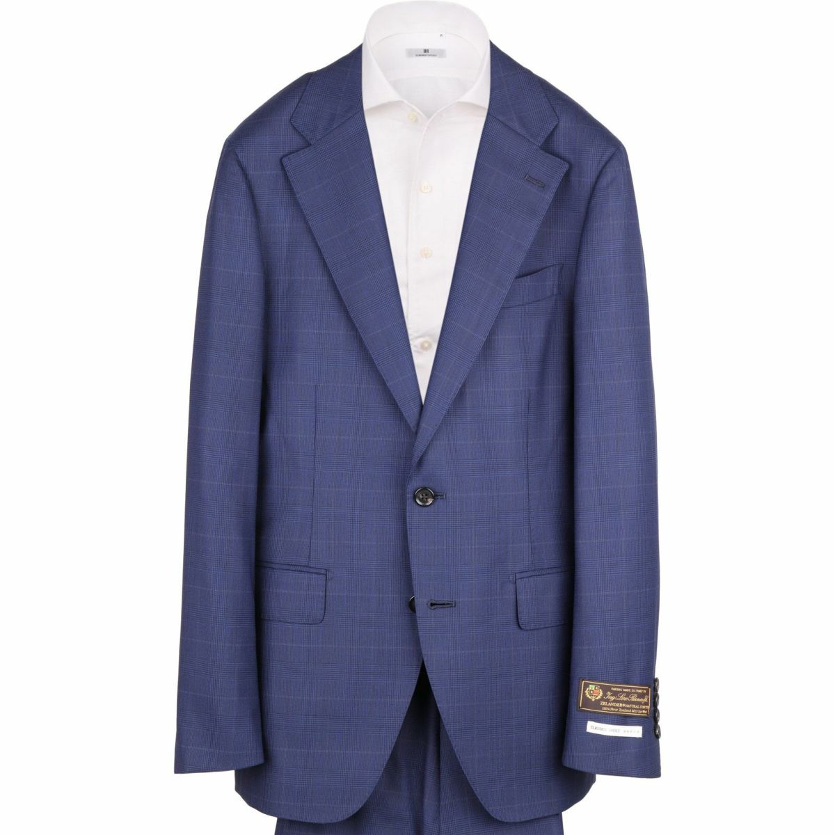 Loro Piana ZELANDER DREAMスーツ グレー系チェックA5 セットアップ