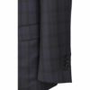【CLASSICO TAPERED】2釦ピークドラペルシングルタキシードスーツ 1タック/ブラック＆ネイビー＆グリーン×ブラックウォッチ スーツセレクト通販 suit select