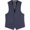 【SLIM TAPERED】ジレ(ベスト)/ネイビー×シャドーストライプ/ウォッシャブル/4S スーツセレクト通販 suit select