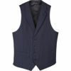【SL】リバーシブルジレ(ベスト)/ネイビー×プレイド＆グレー×プレイド スーツセレクト通販 suit select