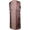 【SL】ウールビッグシルエットラグランアルスターベルテッドコート/ブラウン×チェック/lanificio luigi zanieri fabric made in italy スーツセレクト通販 suit select