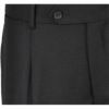 【CLASSICO TAPERED】ウール 1タックテーパードパンツ/ブラック×カルゼ/NEW ZEALAND WOOL MIX スーツセレクト通販 suit select