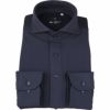 【発送在庫あり】【BL】ホリゾンタルワイドドレスワイシャツ/ネイビー/SUPER NON IRON-KNIT4S スーツセレクト通販 suit select