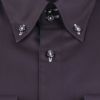 【BL】ボタンダウンドゥエボットーニドレスワイシャツ/ブラック×ツイル  スーツセレクト通販 suit select