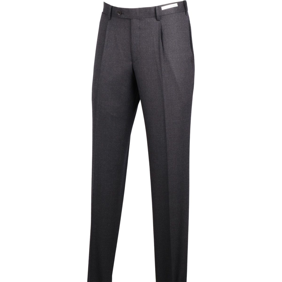 【CLASSICO TAPERED】ウールブレンドパンツ 1タック/ダークグレー スーツセレクト通販 suit select