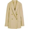 【SL】4釦1掛けダブルジャケット/ベージュ/ウォッシャブル スーツセレクト通販 suit select