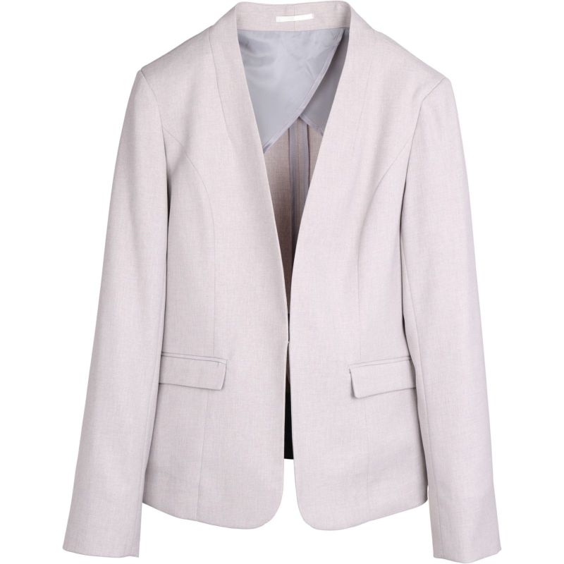 【SL】ノーカラージャケット/グレー/ウォッシャブル スーツセレクト通販 suit select