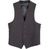 【SLIM TAPERED_2】2釦シングルスリーピーススーツ 0タック/ブラック×シャドーストライプ/4S/※パンツ裾上げ済仕様 スーツセレクト通販 suit select