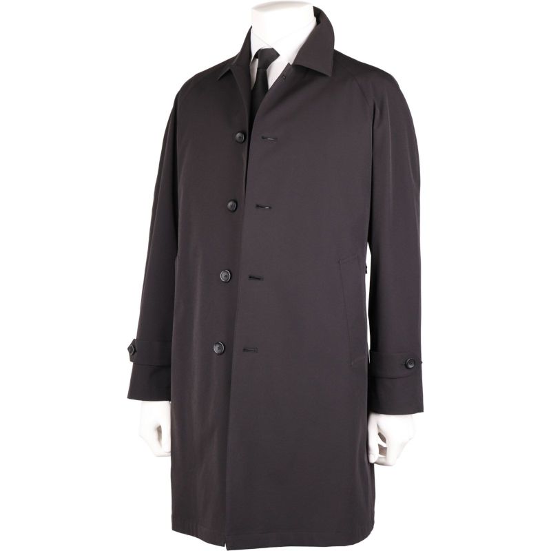 【BL】2WAYストレッチラグランベルテッドコート/ブラック/WATERPROOF スーツセレクト通販 suit select